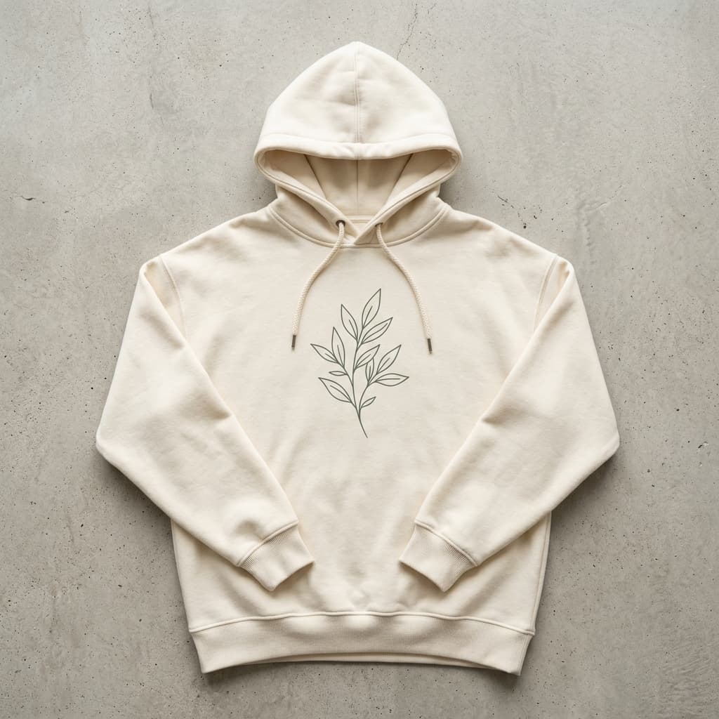 Cozy Fleece Hoodie Mockup