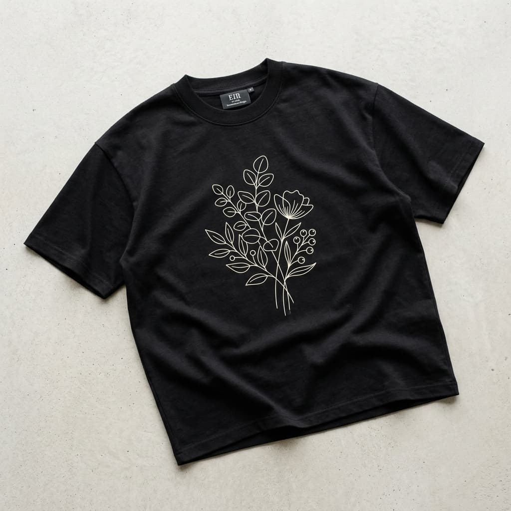 Heavyweight Cotton Tee Mockup