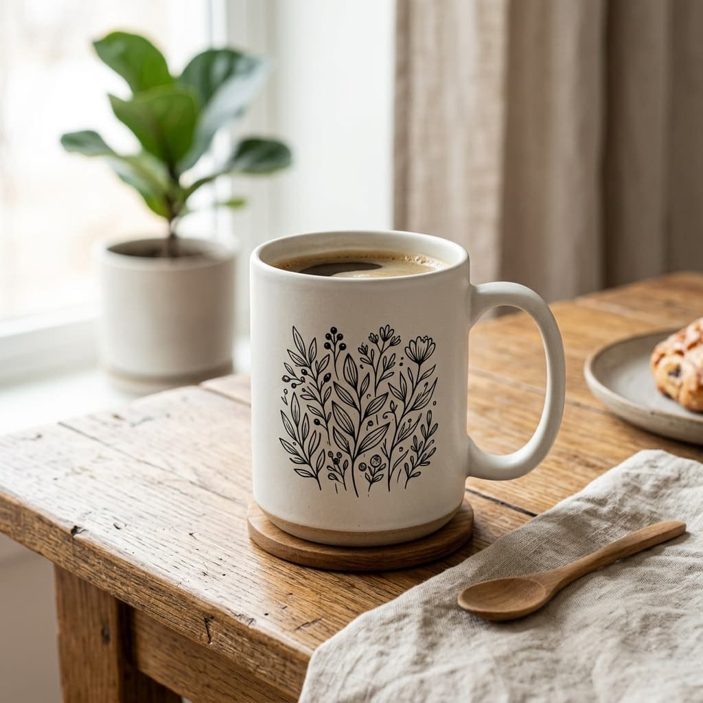Ceramic Mug Mockup